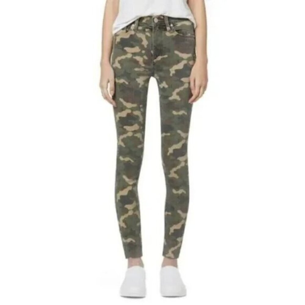 Hudson Barbara High Waist Super Skinny Ankle Jeans In Mammoth Size 23